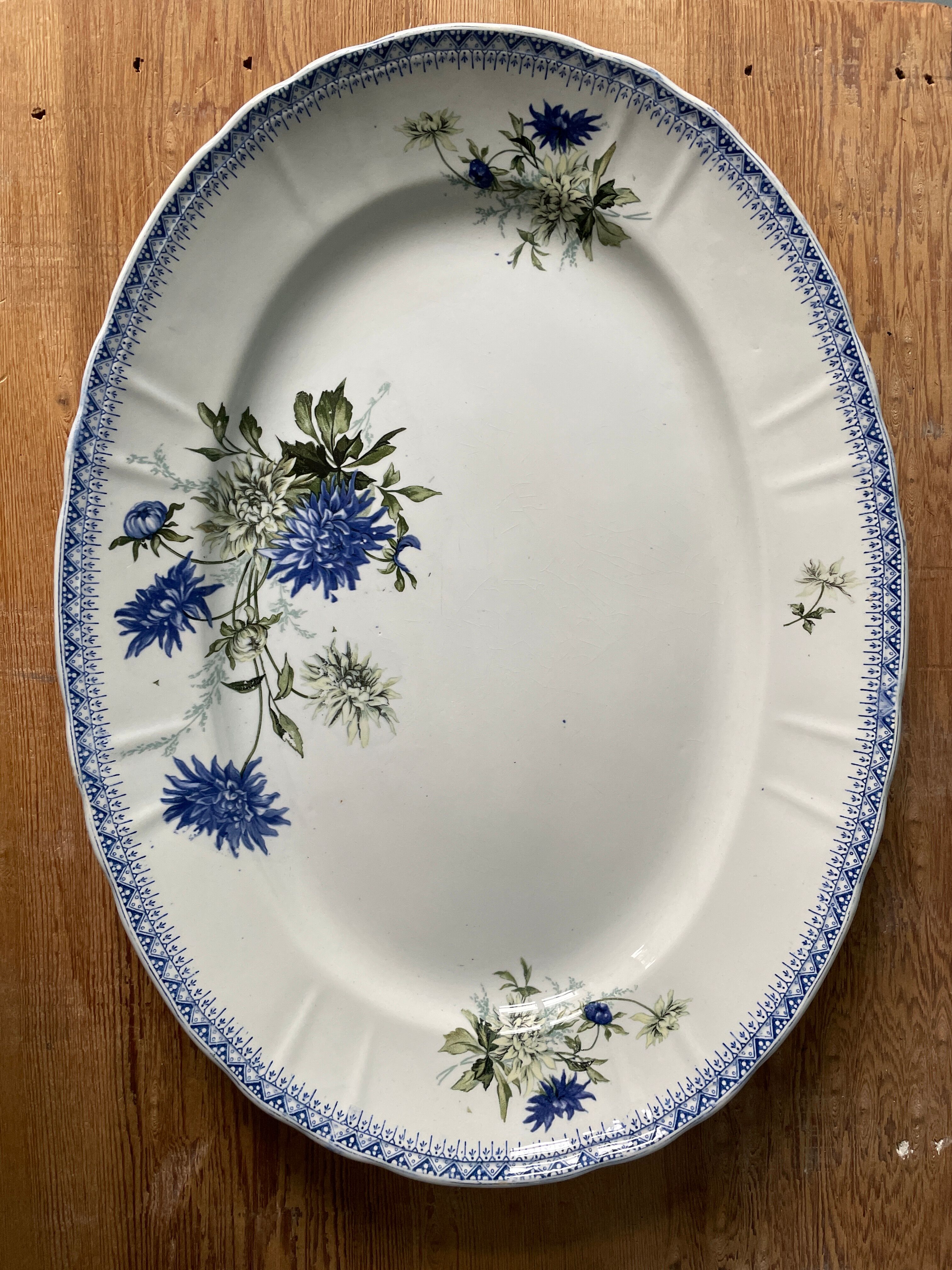 Oval dish Terre de Fer Saint Amand and Hamage