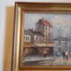 Oil on canvas Paris Montmartre by Billings