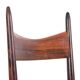 Suite de 4 chaises scandinaves en palissandre de Rio