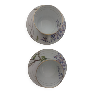 tasses et soucoupes en