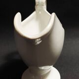 White iron earth sauce boat from Creil and Montereau, late 19th century