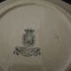 2 assiettes creuses  23,5 cm en porcelaine de Gien  Terre de fer modèle Austerlitz