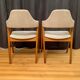 Pair of Compass chairs by Kai Kristiansen, SVA Møbler, Denmark, 1960s