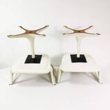 A pair of Space age chairs, Interlubke, designed by Konrad Schafer, Germany, 1960s.