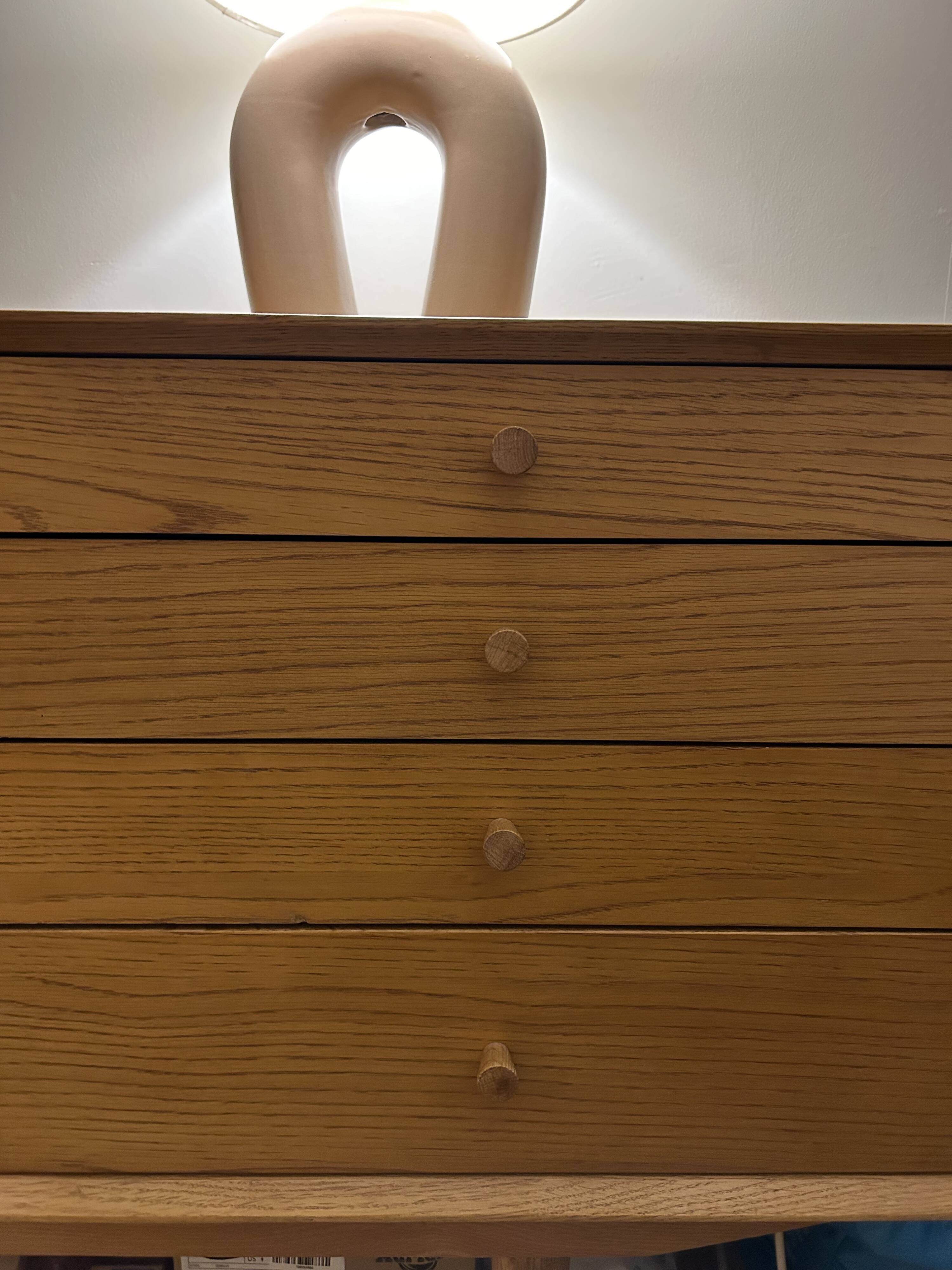 Vintage sideboard, 2 doors, 4 drawers, Quilda