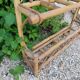 Vintage rattan wardrobe