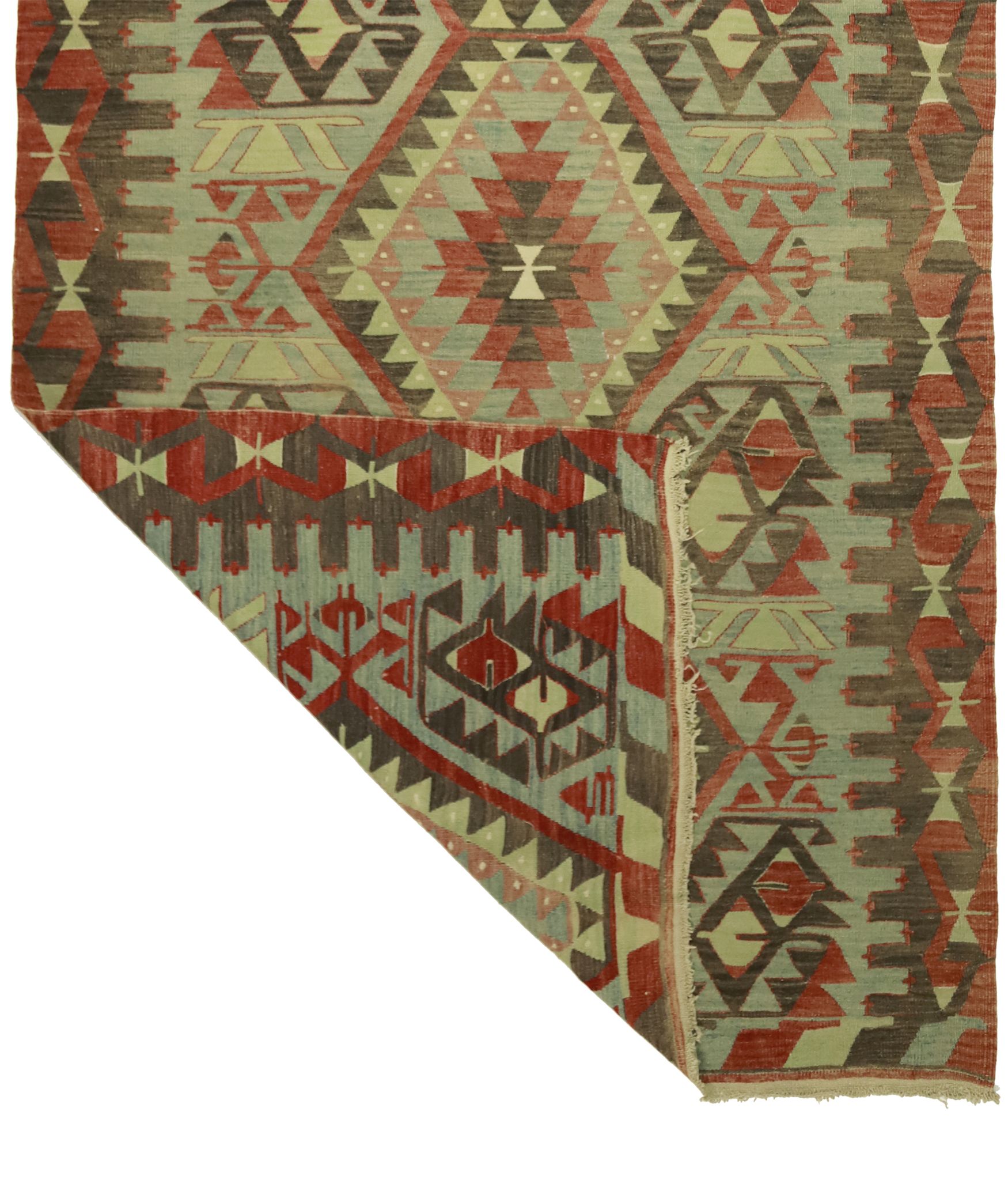 Anatolian handmade kilim rug 310 cm x 160 cm