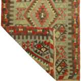 Anatolian handmade kilim rug 310 cm x 160 cm