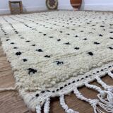 Tapis berbère a pois fait main 250 X 150 CM