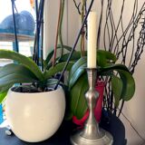 Tin candlestick