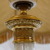 Lamp in Opline and Bronze, Louis XVI style – 1950