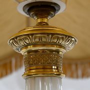 Lamp in Opline and Bronze, Louis XVI style – 1950