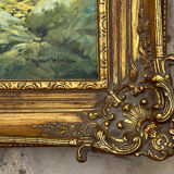 Oil on canvas: reproduction by Robert Wood