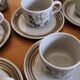 Service à café grès "Atelier d'art de Lorraine" Sarreguemines vintage