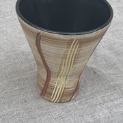 Vase en céramique émaillée hohr made in germany numéroté design et vintage