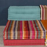 21stc "mah jong" sectional sofa by hans hopfer for roche bobois, france c.2