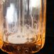 Ancien siphon de bistrot eau de seltz rose saumon grande limonade de vichy