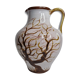 West Germany vase with bonzaï decoration, 23 cm