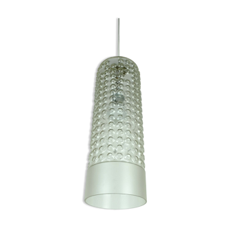 Cylindrical staff lamps pendant light bubble glass etched glass design rolf krueger 1967