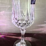 Lot 12 verres à pieds cristal d’ arques neufs « Longchamp »