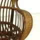 Vintage wicker lounge chair, italian 1950s