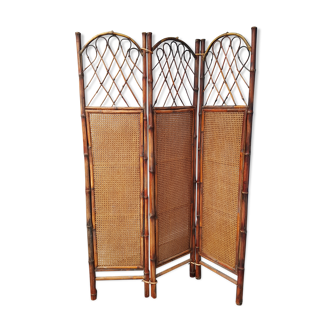 Screen bamboo and rattan vintage 1940