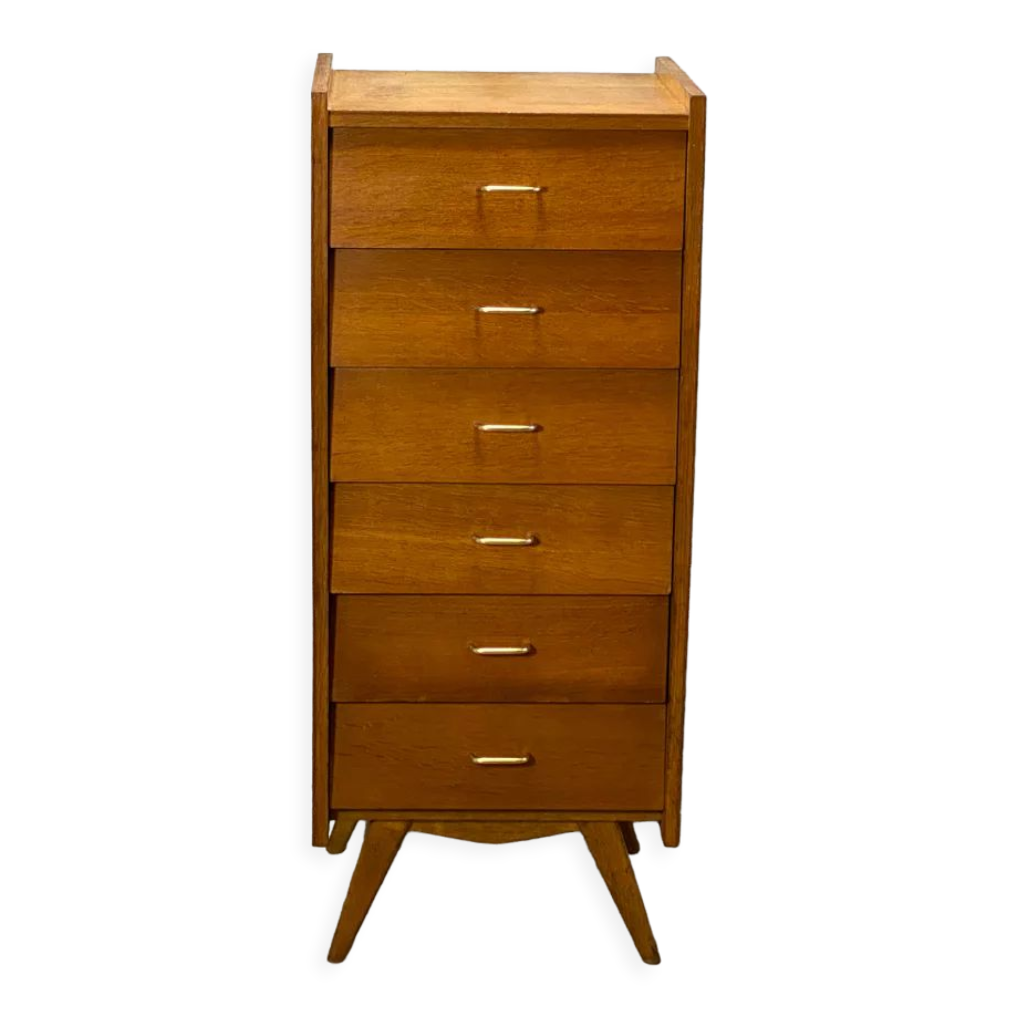 Oak chest of drawers