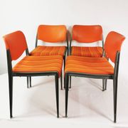 Ensemble de chaises Space Age, Kush & Co., conçu par le professeur Hans Ell. Années 70