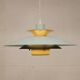 Vintage Jeka Metaltryk Volga Lamp: Fully restored - Danish Modern Design