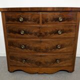 English mahogany chest of drawers circa 1900