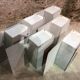 Series of 10 white laqué metal wall light 1960s