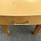 Bedside table, end table, blond wood, 80s