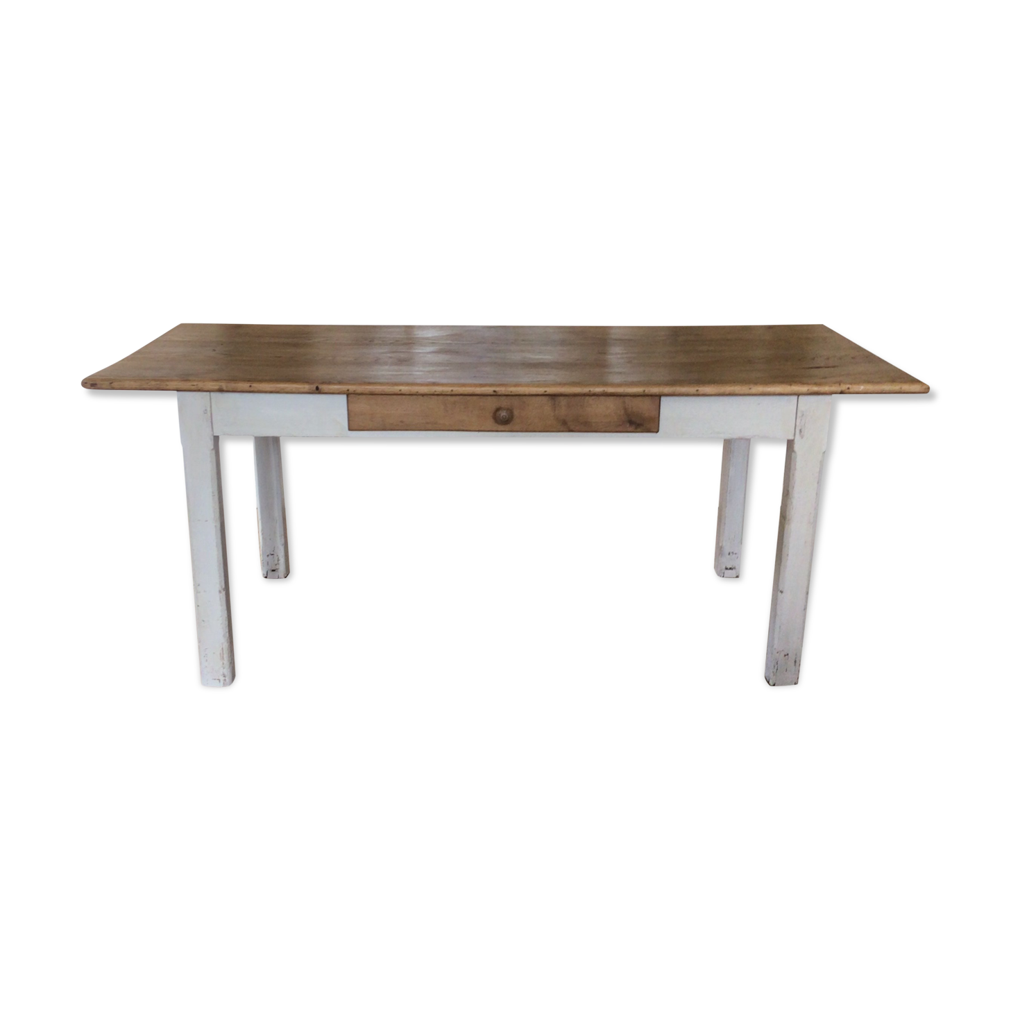 Table de ferme en chêne 1m80