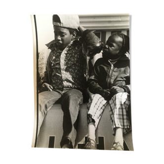 Large photo print street scene in the united states children