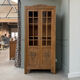 Parisian Art Deco display cabinet in oak (renovated)
