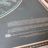 Map of the ancient sky edition of the 1972 IGN depicting the starry celestial sphere