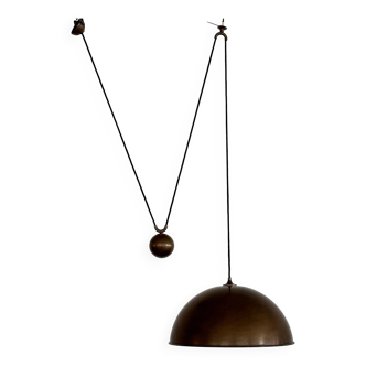 Suspension à contrepoids en laiton vintage Florian Schulz