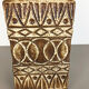 Fat lava pottery floor vase, Bodo Mans Bay Ceramics, Germany, 1970s