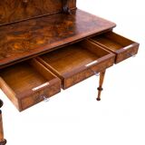Walnut desk, Northern Europe, circa 1900. After restoration.