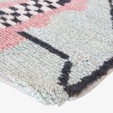 Mint Green Runner Rug - 295 x 82 cm