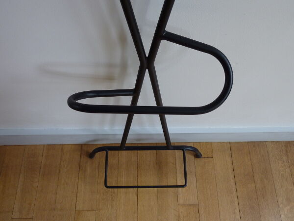 Locker room wall of the 1950s to 6 balls multicoloured wooden