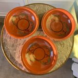 Assiettes creuses en terre cuite vernissée Maroc