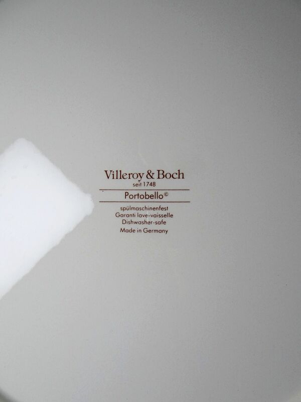 Plat à tarte Villeroy & Boch Portobello, années 80-2000