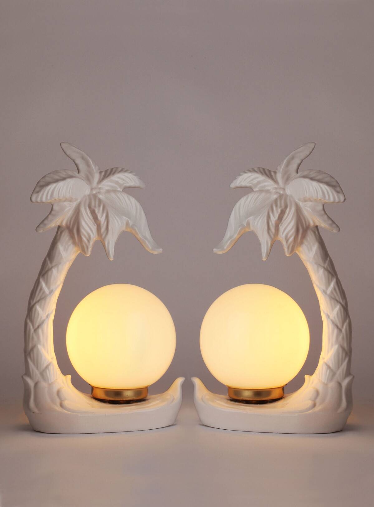 Lampe en forme de palmier