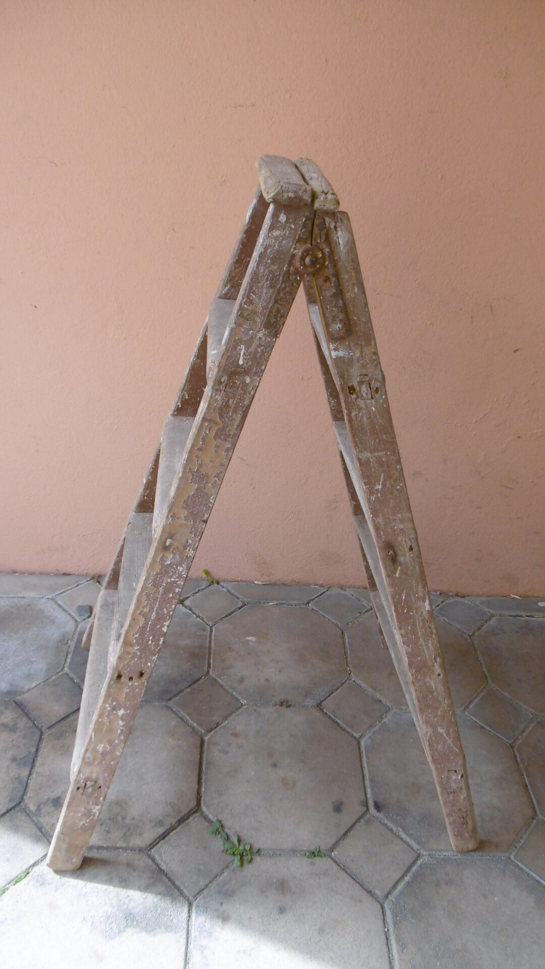Painter's old steplady