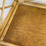 Vintage rattan shelf