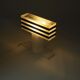 Lampe de table en plexiglas moderniste