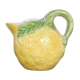 Carafe barbotine en forme de citron