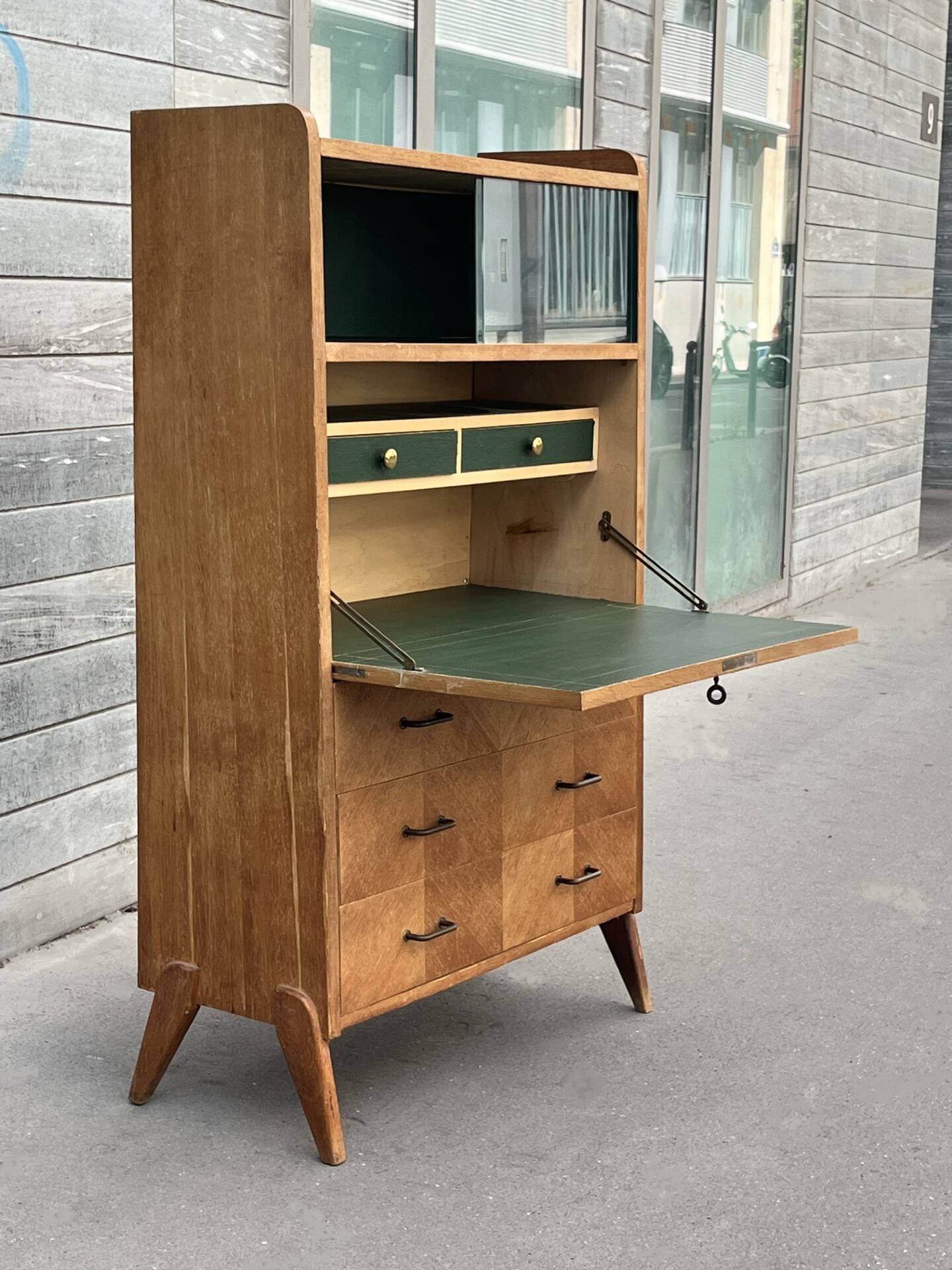 Folding secretary from the 1950s