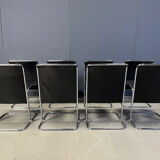 Set of 8 Calla chairs by Antonio Ari Colombo dining chairs, 1970s